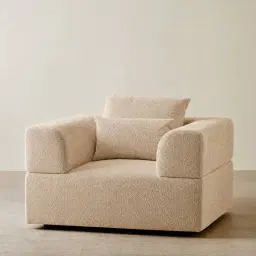 Riviera III Antelope Woven Fabric Occasional Chair