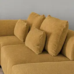 Riviera III Tuscan Sun Chenille Fabric Sofa - Armless