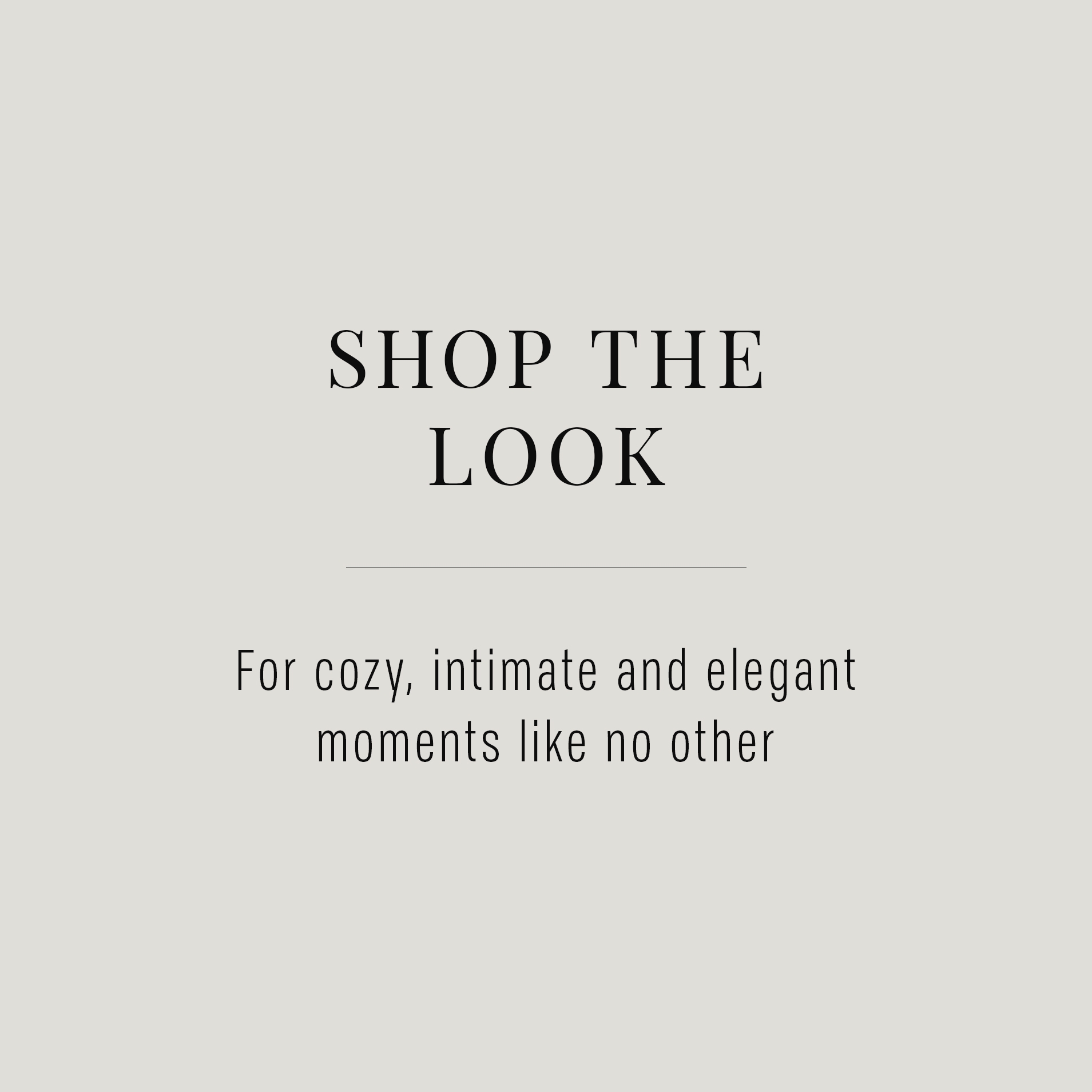 Shop The Look Banner