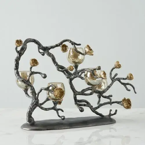 Blooming Branches Candle Holder Decorative