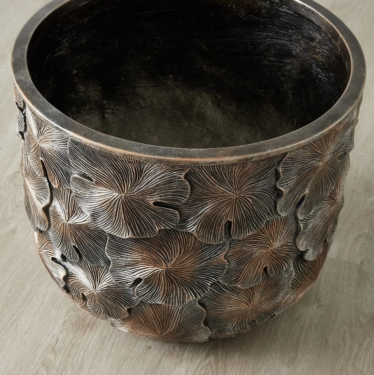 Gold Rust Vase Posy Antique Gold Vase