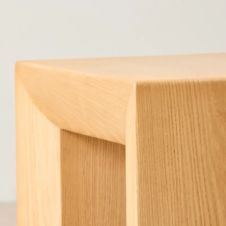Salvador Light Oak Veneer Side Table | Koala Living